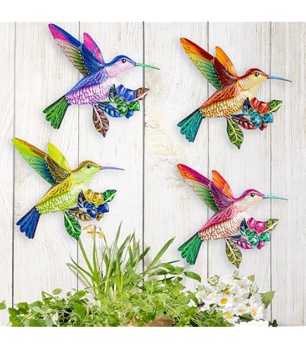 WarmShine 24 peças 3D Dragonfly Planter Dragonflies Jardim